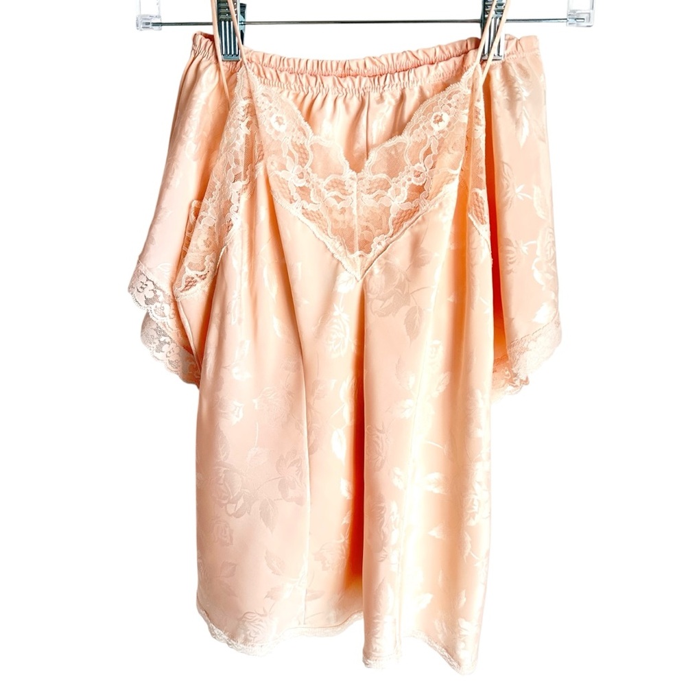 Applause Pink 2 Pc Short Pajama Set Size Small